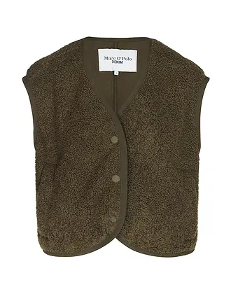 MARC O'POLO DENIM | Gilet in Felloptik | 